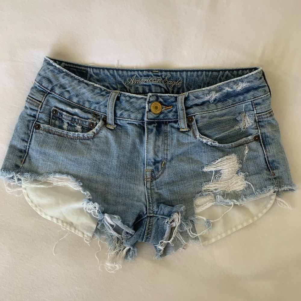 America eagle jean shorts!!